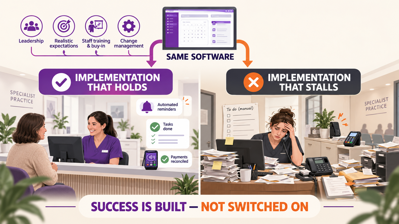 Software Implementation what make it Actually Succeed